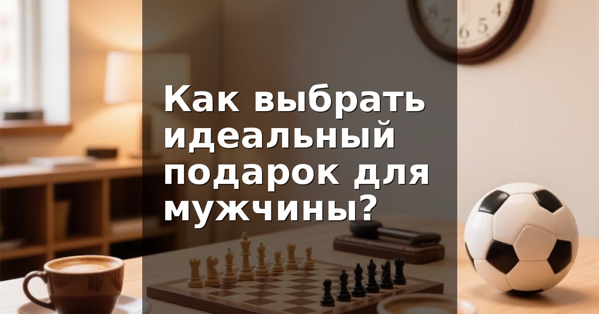 Как выбрать идеальный подарок для мужчины?